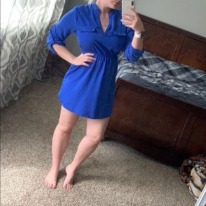 Royal blue dress